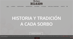 Desktop Screenshot of bodegasdelgado.com