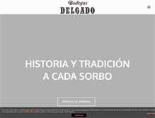 Tablet Screenshot of bodegasdelgado.com